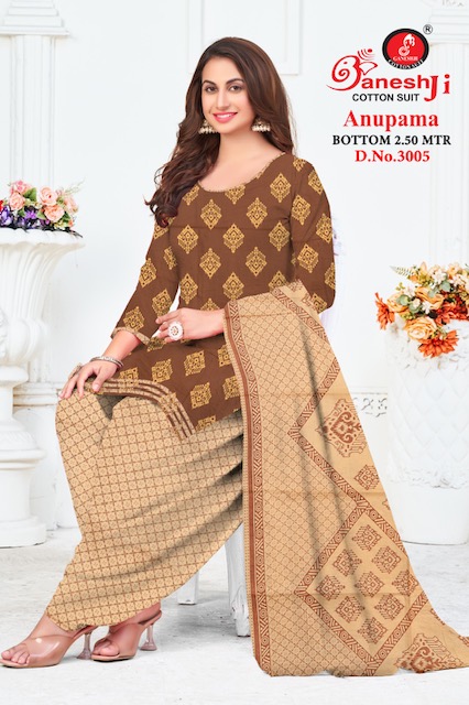 Ganesh JI Anupama Vol-3 Cotton Designer Exclusive Dress Material